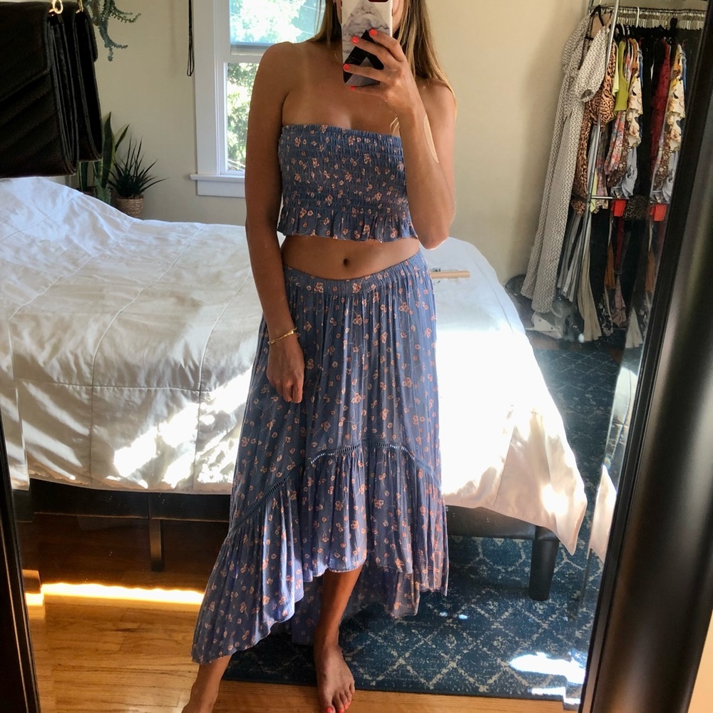 American Eagle 2 Piece Floral Print Matching Set